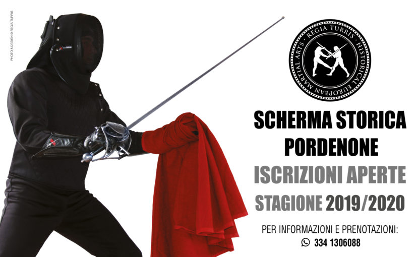 Inizio corsi di Scherma Storica a Pordenone 2019/2020!